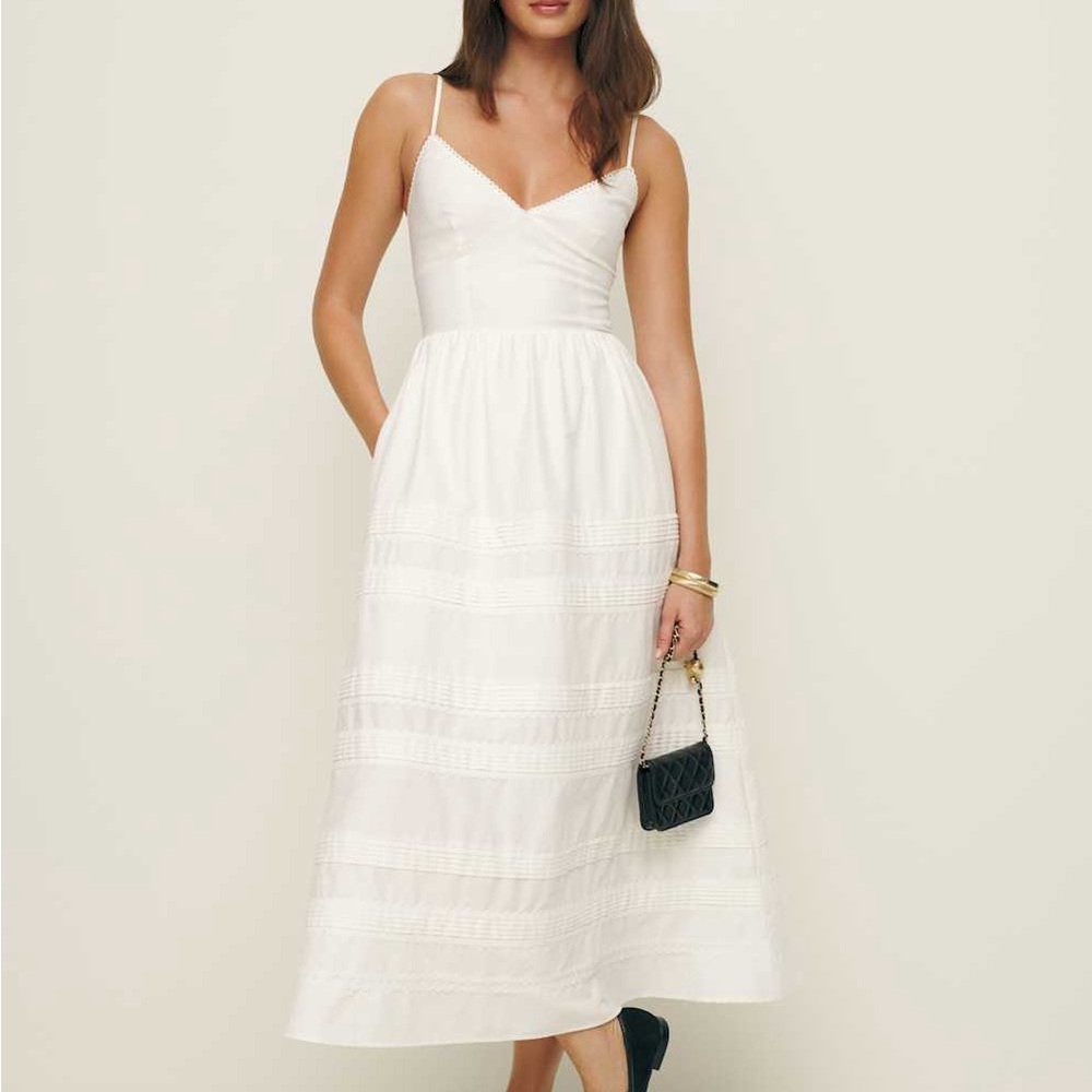Reformation White Maxi Dress